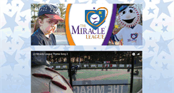 Desktop Screenshot of miracleleague.com